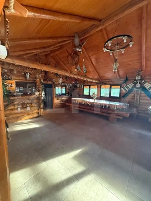 Cabana din lemn rotund, 2 camere, 140 mp, teren 2800 mp, Paltinoasa - imagine 4