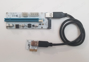 Riser PCI-E 164PIN PCI-E x1 la PCI-E x16 - imagine 4