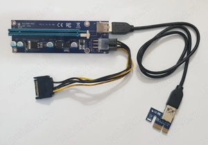 Riser PCI-E 164PIN PCI-E x1 la PCI-E x16 - imagine 5