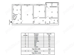 3 camere, etaj 1,confort 1 , Țiglina 3, bloc H - imagine 10 3 camere, etaj 1,confort 1 , Țiglina 3, bloc H - imagine 10