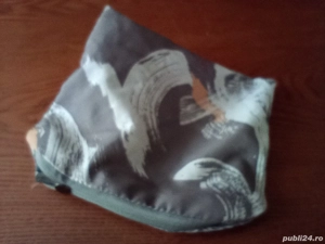 Portofel original David Jones cu fermoar din textil  - imagine 3