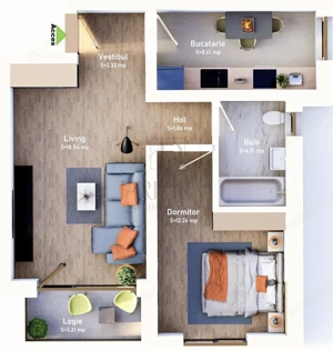 COMISION 0%!!! Mehala - 2 camere - decomandat - BLOC NOU - CENTRALA PRORPIE - LOC DE PARCARE