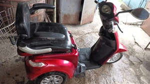 Tricicleta electrica Z-Tech ZT 15 D, 900 W, 48 V, autonomie 60 km, 3 viteze, Rosu