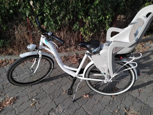 Bicicleta dama cu scaun copil