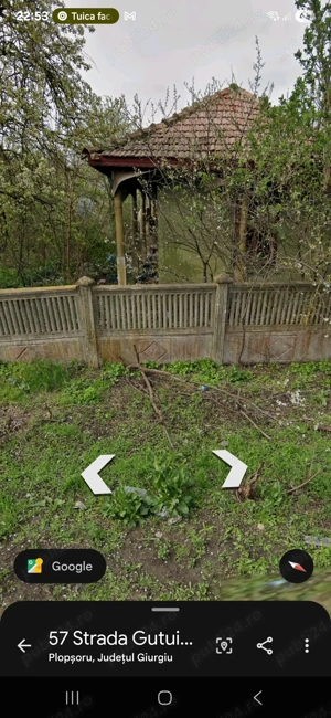 Casa nelocuibilă 1000mp 40km de Bucureşti, 11.500  comuna Daia sat Plopsoru