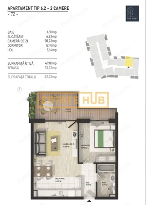 Ultimul apartament in ansamblul The Nest, predare imediata