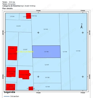 Teren intravilan 434 mp