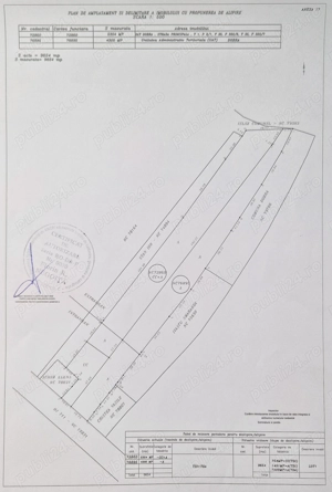 Vanzare teren 9654 mp, deschidere 27m, comuna Dobra, sat Dobra - imagine 2