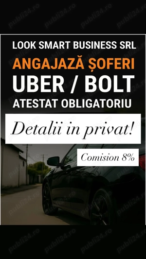 Căutam șofer uber bolt