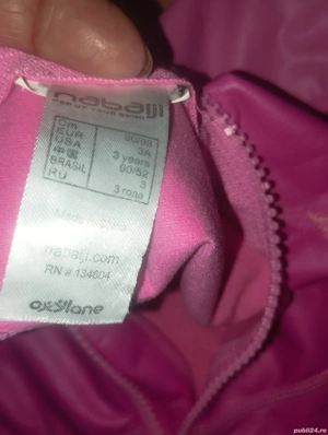 Costum de baie neopren(nu se udă)+cască nouă,ambele100 leipt copii - imagine 4