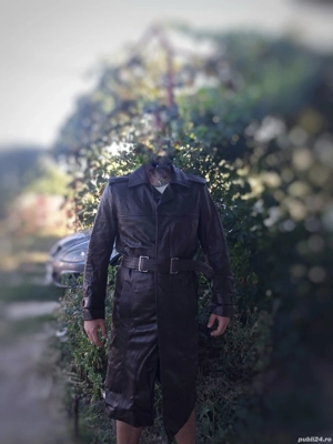 Haină de piele Barbați