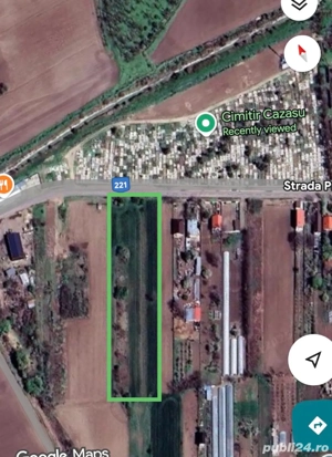 Teren 3.000 mp intravilan   Cazasu, Braila   Pret bun!