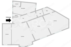 Apartament de inchiriat 4 camere si bucatarie separata Centrul Istoric