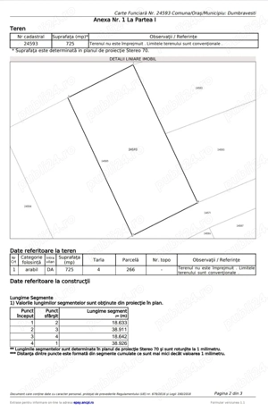 Teren de vânzare intravilan 725 mp deal-munte - imagine 9