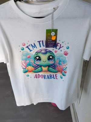     Tricou Copil Mărimea S    I'm Turtley Adorable   | 100% Bumbac | 60 lei