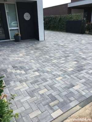 Montaj pavele curți, parcări, trotuare, alei, garaje, construcții