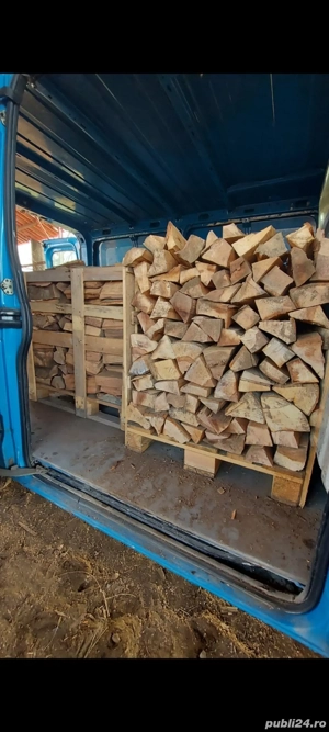 Vînd Lemne de foc USCATE Stejar Fag Paletat  - imagine 3