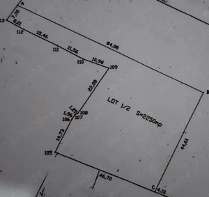Teren zona Lacul Dulce   2200 mp