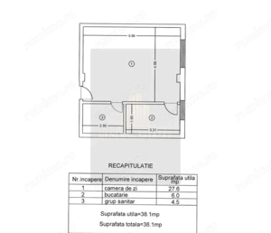 Vânzare apartament cu o cameră - 35 m.p în Păcurari - Iasi - imagine 8
