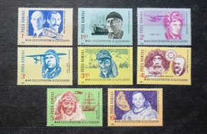 Timbre Mari descoperitori și cuceritori 1985