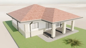 Vand casa individuala pe parter, teren 640 mp in Mosnita Noua - imagine 2