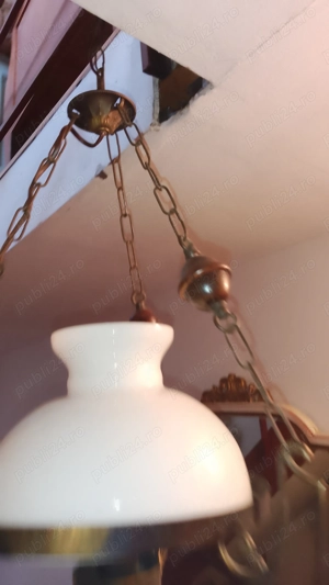 Lampa lustra  vintage vechi bronz