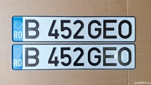 numere auto ornamentale facem la comanda  - imagine 4