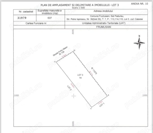 Teren de vanzare-Frumusani,la doar 7 minute de inelul de autostrada si centura Bucuresti   - imagine 3