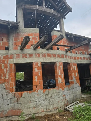 Vand casa loc SUMUGIU, sc 200 mp , parte casa noua la rosu , teren 2670 mp, la sosea, front mare - imagine 14