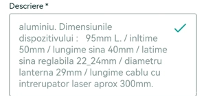 Sistem ochire cu laser și lanterna  - imagine 5