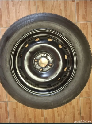 Set de 4 roti de vară complete (anvelope + jante) pentru Dacia Logan