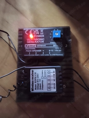 Generator ultrasunete Kemo cu 2 difuzoare piezo 