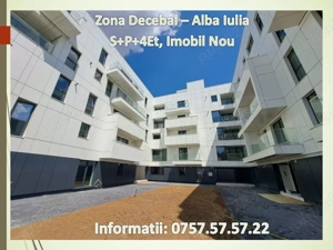 Unirii - P-ta Alba Iulia - Decebal, imobil nou S+P+4Etaje