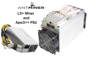 ASIC Bitmain Antminer L3+ LTC DOGE Crypto miner
