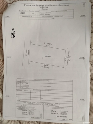 Vând teren intravilan in Com.Cărcea jud.Dolj.