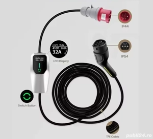 Incarcator 7KW portabil 220V 32A - imagine 2