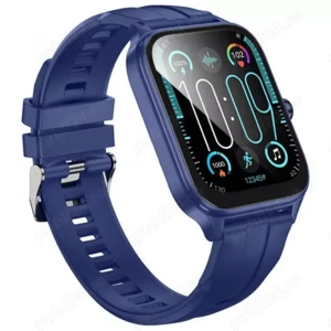 Smartwatch Sport Hoco Y27, Bluetooth 5.0, Apel, Display 1.95 , 230mAh, Albastru - imagine 2
