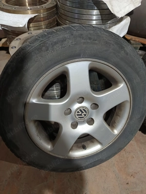 Vand VW Passat B5.5 1.9TDI/2002 lovit, pentru piese si set 4 jante aliaj+4 cauciucuri de iarna - imagine 2