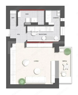 Studio renovat complet, 40 mp, zona Colentina  - imagine 11
