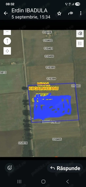 Vând teren intravilan 70000mp in Mihail Kogălniceanu