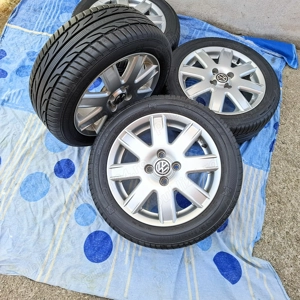 Vând set roți aluminiu R15 VW 4x100 - Polo Up! Polo 4 Citigo Mii - imagine 2