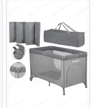 Oferta cu 30%mai putin !Vând pătuț pliabil , de călătorie , plus saltea ! 