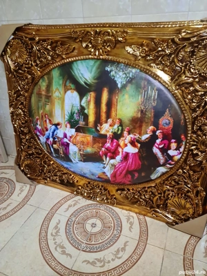 tablou de vânzare cu foita de aur.