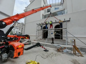 Mini macara Spider sticla, geamuri, constructii - imagine 2