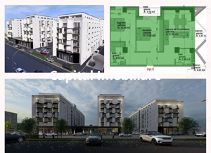 Apartament de vanzare, 3 camere, 83.73mpc, etaj 1, comision 0%