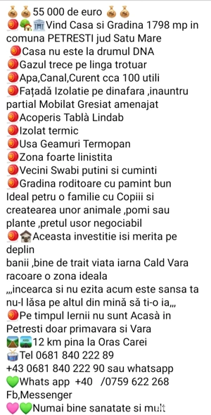 Casă si gradina Petrești  - imagine 10  Casă si gradina Petrești  - imagine 10
