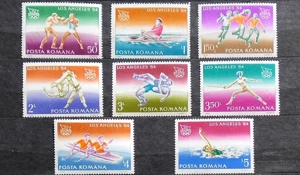 Timbre  Jocurile Olimpice Los Angeles  - 1984