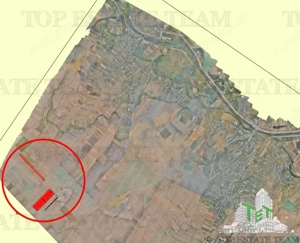 Oportunitate pentru investitori. Teren intravilan 186.441 mp in zona viitorului aeroport internation - imagine 2