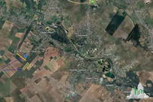 Oportunitate pentru investitori. Teren intravilan 186.441 mp in zona viitorului aeroport internation