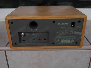 Radio SANGEAN WR-2 stationar FM AM,RDS,telecomanda,ca nou - imagine 5